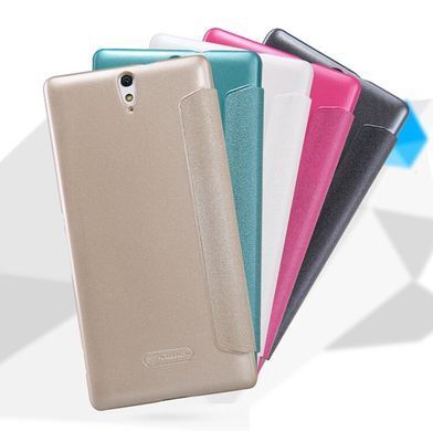 Чехол-книжка Nillkin Sparkle для Sony Xperia C5 / C5 Ultra Белый