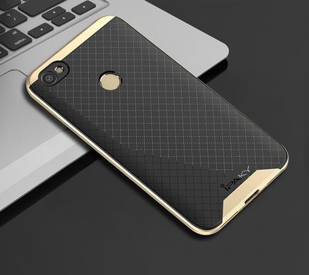 Ударопрочный чохол iPaky TPU+PC для Xiaomi Redmi Note 5A / Note 5A Prime Чорний / Золотий