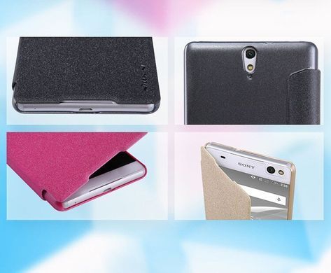 Чехол-книжка Nillkin Sparkle для Sony Xperia C5 / C5 Ultra Белый