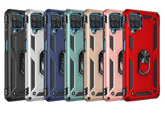 Защитный чехол Kvadrat Ring для Samsung A225F Galaxy A22 / M325F Galaxy M32 Темно-синий