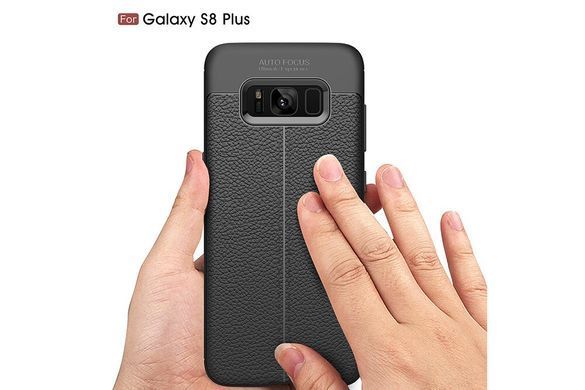 Захисний чохол Leather для Samsung G955F Galaxy S8 Plus Синій