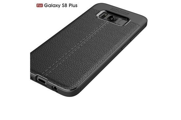 Захисний чохол Leather для Samsung G955F Galaxy S8 Plus Синій