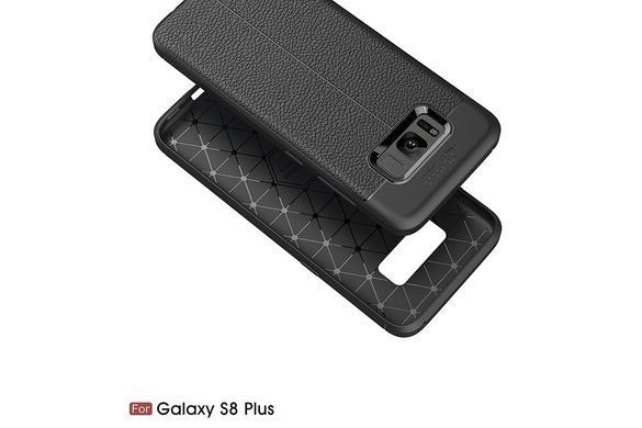 Захисний чохол Leather для Samsung G955F Galaxy S8 Plus Синій