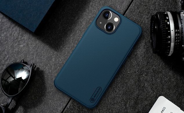 Защитный чехол Nillkin Frosted Shield для iPhone 13 mini (5.4") Синий
