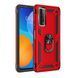 Захисний чохол Kvadrat Ring для Huawei P Smart 2021 Червоний