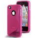 Чохол TPU S-line для iPhone 4 Рожевий