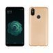 Захисний чохол Carbon TPU для Xiaomi Redmi S2 Золотий