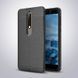 Захисний чохол Leather для Nokia 6.1 2018 Чорний