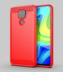 Защитный чехол Slim TPU для Xiaomi Redmi Note 9 / Redmi 10X Красный