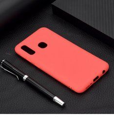 Захисний чохол TPU Matte для Samsung A202F Galaxy A20e Червоний