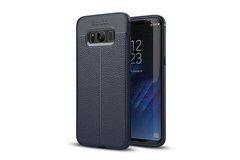 Захисний чохол Leather для Samsung G955F Galaxy S8 Plus Синій