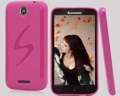 Чехол TPU S-line для Lenovo A750 Розовый