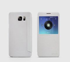Чехол-книжка Nillkin Sparkle для Samsung N920H Galaxy Note 5 Белый