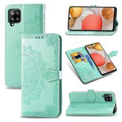 Чехол-книжка Art Book для Samsung A125F Galaxy A12 / A127F Galaxy A12 Nacho / Galaxy A12s / Galaxy M12 Бирюзовый