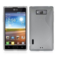 Чохол TPU S-line для LG P705 Optimus L7 Сірий