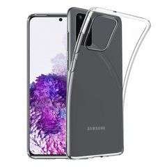 TPU чохол Strong Clear 0,5mm для Samsung G980F Galaxy S20 Прозорий