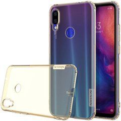 TPU чехол Nillkin Nature для Xiaomi Redmi Note 7 Pro Золотистый
