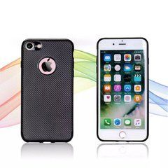 Захисний чохол Carbon TPU для iPhone 7 / iPhone 8 / SE 2020 (4.7") Чорний