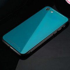 Захисний чохол Glass для iPhone 7 / iPhone 8 / SE 2020 (4.7") Блакитний