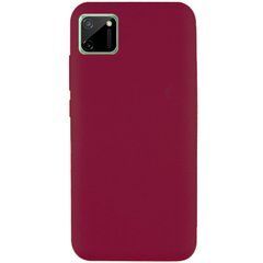 Захисний чохол Liquid Case Full Cover для Realme C11 Бордовий
