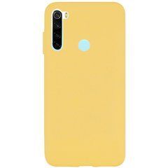 Защитный чехол TPU Softon для Xiaomi Redmi Note 8 / Note 8 2021 Желтый