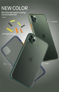 Защитный чехол Сolor Buttons для iPhone 13 Pro (6.1") Черный