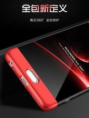 Захисний чохол GKK Full 360 для Meizu M6 Note Червоний