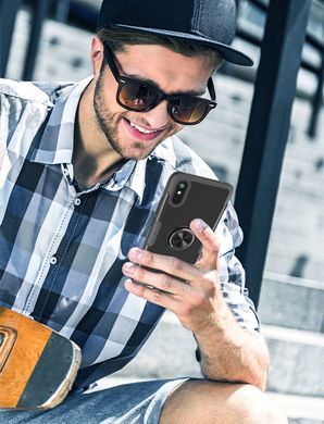 Защитный чехол Crystal Ring для Xiaomi Redmi 9A Синий