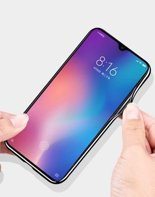 Защитный чехол Fantasy с глянцевыми торцами для Xiaomi Mi9 (цветы) Малиновый