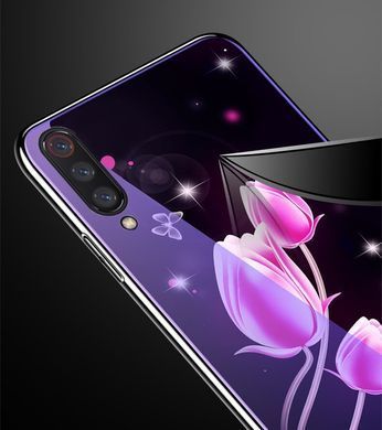 Захисний чохол Fantasy з глянцевими торцями для Xiaomi Mi9 (тюльпани) Рожевий