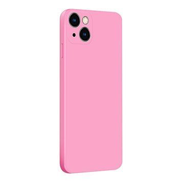 Защитный чехол Liquid Case Full Camera для iPhone 13 (6.1") Розовый
