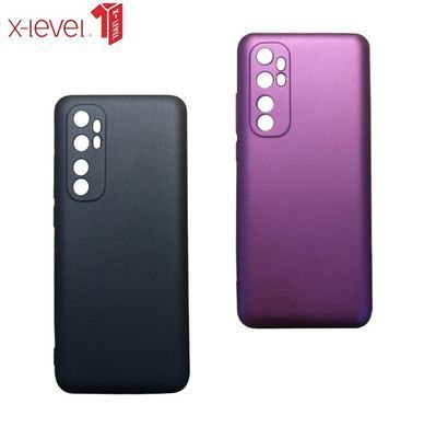 Защитный чехол X-level Guardian для Xiaomi Mi Note 10 Lite Бордовый