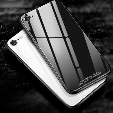 Захисний чохол Glass для iPhone 7 / iPhone 8 / SE 2020 (4.7") Чорний