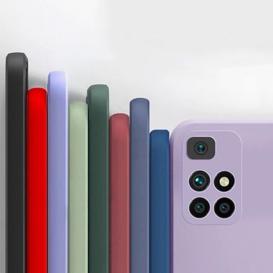 Защитный чехол Liquid Case Full Camera для Xiaomi Poco M4 Pro 5G Бордовый