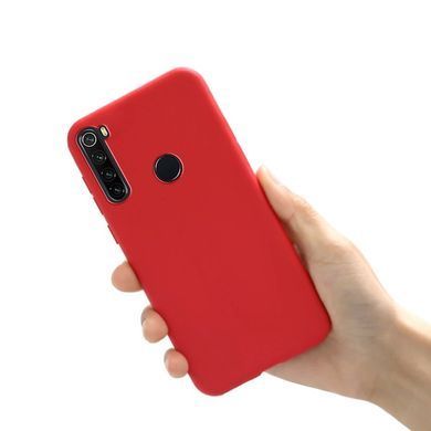 Защитный чехол Liquid Case Full Cover для Xiaomi Redmi Note 8 / Note 8 2021 Красный
