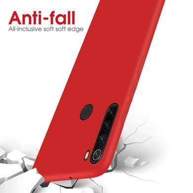 Защитный чехол Liquid Case Full Cover для Xiaomi Redmi Note 8 / Note 8 2021 Красный