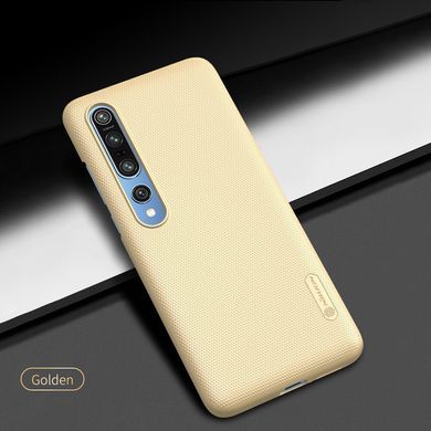 Защитный чехол Nillkin Frosted Shield для Xiaomi Mi 10 / Mi 10 Pro Золотистый