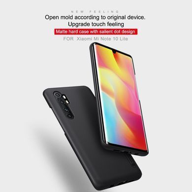 Защитный чехол Nillkin Frosted Shield для Xiaomi Mi Note 10 Lite Черный