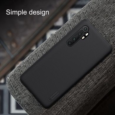 Защитный чехол Nillkin Frosted Shield для Xiaomi Mi Note 10 Lite Черный