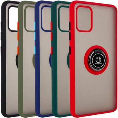 Защитный чехол Ring Buttons для Samsung A515F Galaxy A51 2020 Синий