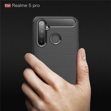 Защитный чехол Slim TPU для Realme 5 Pro Серый