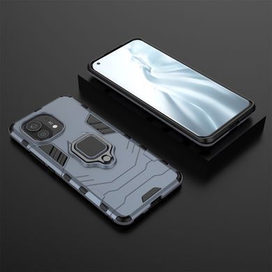 Защитный чехол Strong Guard Ring для Xiaomi Mi 11 Lite / Mi 11 Lite 5G / 11 Lite 5G NE Navy