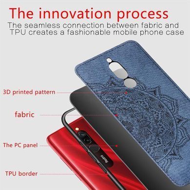 Захисний чохол Textile Decor для Xiaomi Redmi 8 / 8A / 8A Dual Чорний