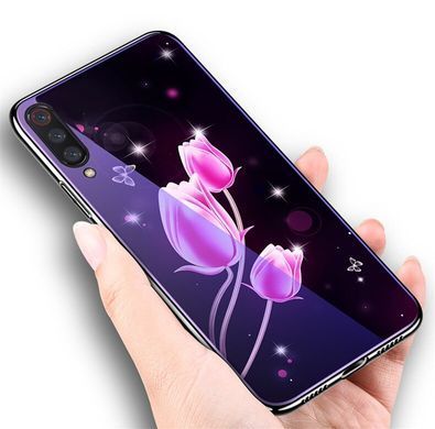 Захисний чохол Fantasy з глянцевими торцями для Xiaomi Mi9 (тюльпани) Рожевий