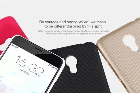 Защитный чехол Nillkin Frosted Shield для Meizu M3 / M3 mini / M3s Золотистый