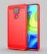 Защитный чехол Slim TPU для Xiaomi Redmi Note 9 / Redmi 10X Красный