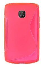 Чохол TPU S-line для LG E410 / E420 Optimus L1 II Рожевий