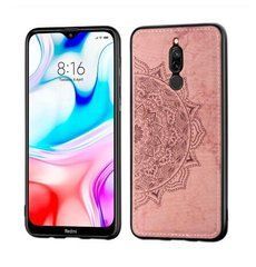 Захисний чохол Textile Decor для Xiaomi Redmi 8 / 8A Dual Рожевий