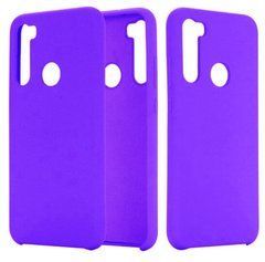 Защитный чехол Original Liquid Case для Xiaomi Redmi Note 8 / Note 8 2021 Фиолетовый