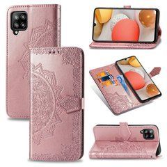 Чехол-книжка Art Book для Samsung A125F Galaxy A12 / A127F Galaxy A12 Nacho / Galaxy A12s / Galaxy M12 Розовый